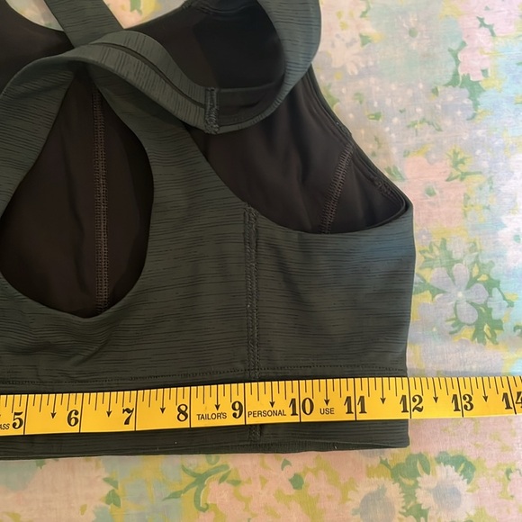 Outdoor Voices | Green Criss Cross Strap Sports Bra Size XS Yoga Workout Running - Picture 5 of 8